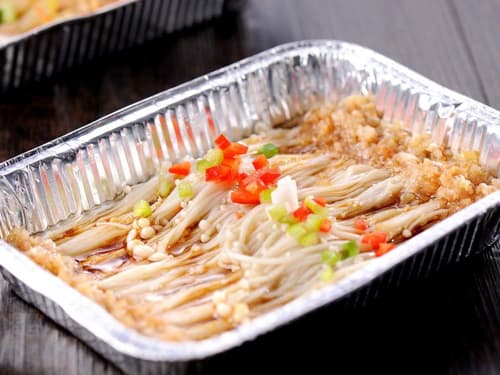 武都锡纸烤金针菇